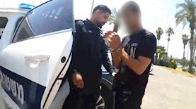 חשוד בתקיפה עם מוט, צילום: דוברות המשטרה